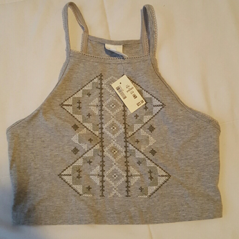 Indie halter crop top